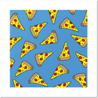 Pizza slice pattern Posters and Art